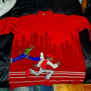 Platinum Fubu button down Fat Albert and the gang